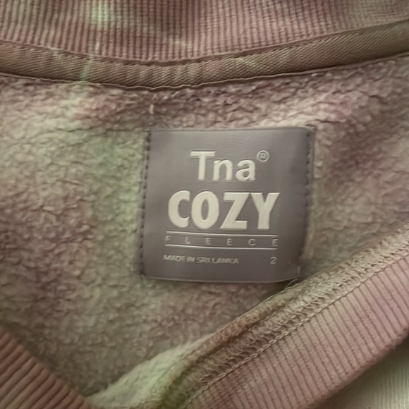 TNA cropped fleece boyfriend sweatshirt - Picture 3 of 3